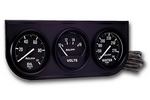 GAUGE CONSOLE, OILP/WTMP/VOLT, 2-1/16", 100 PSI/280 F/18V, MECH BLK DIAL,